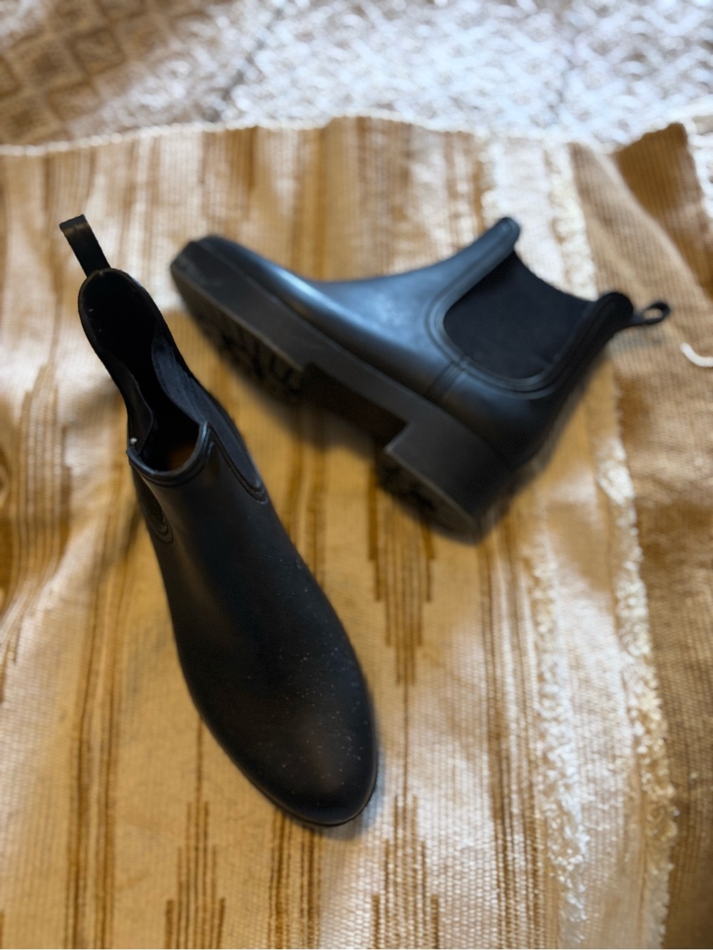 Amazon Black Chelsea Rain Boots